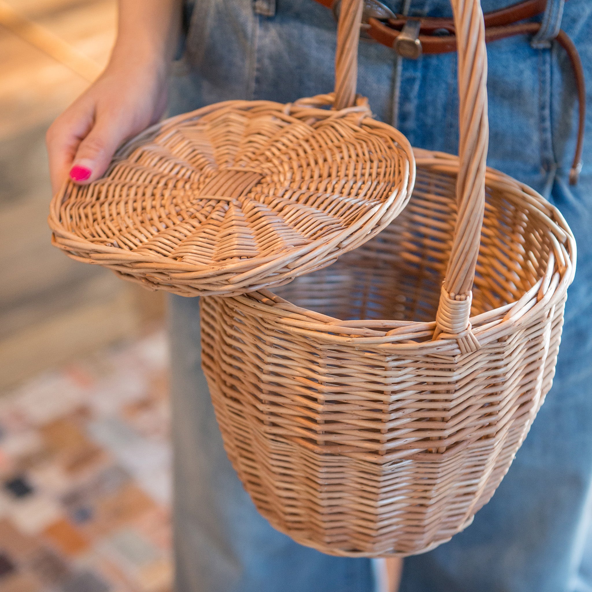 11598 ウィッカーバスケット – POSH LIVING CO.,LTD