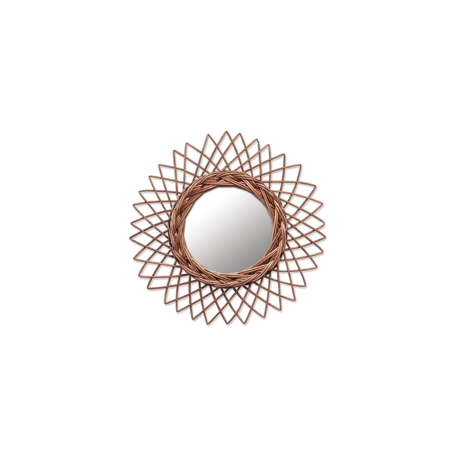 11642 ウィッカーミラーS　ブラウン