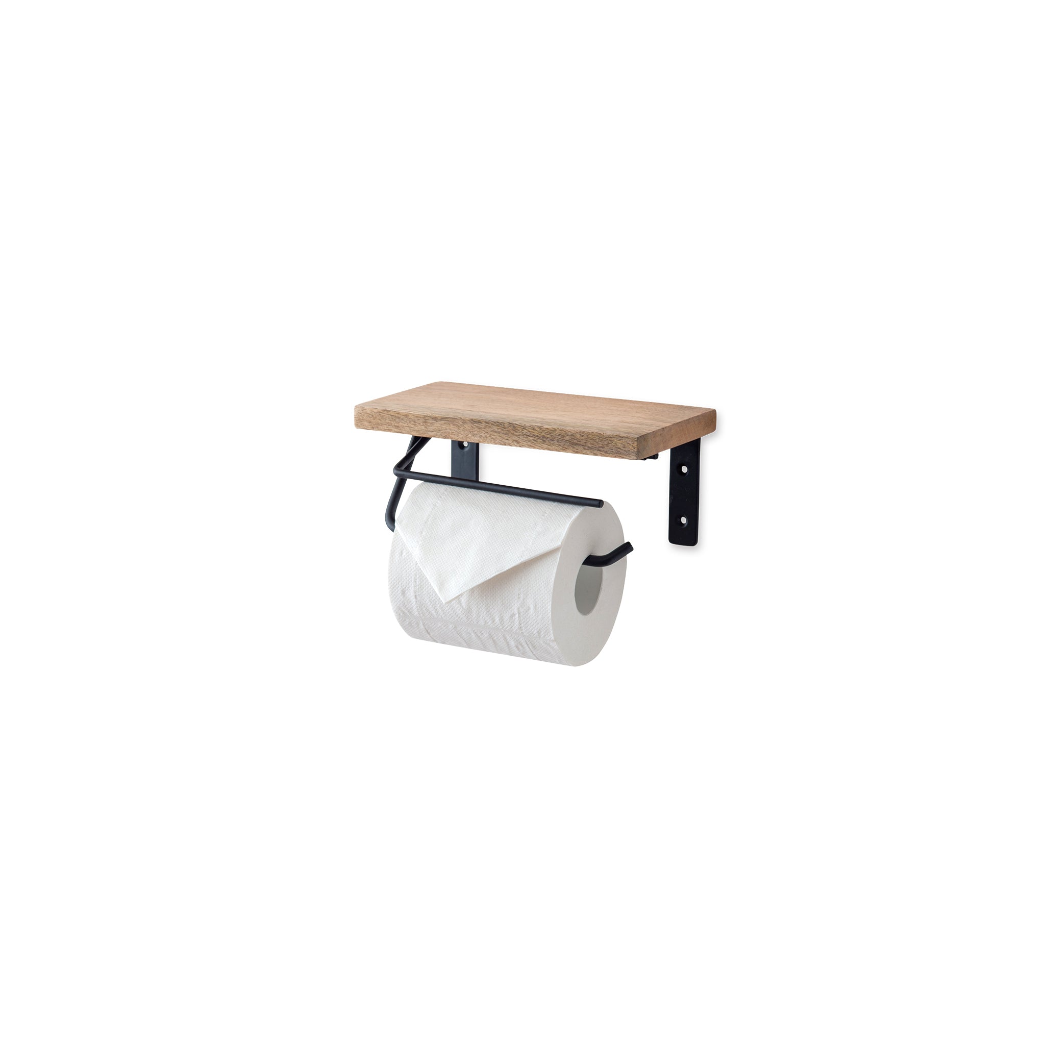 41282 トイレットペーパーホルダー シングル ブラック – POSH LIVING
