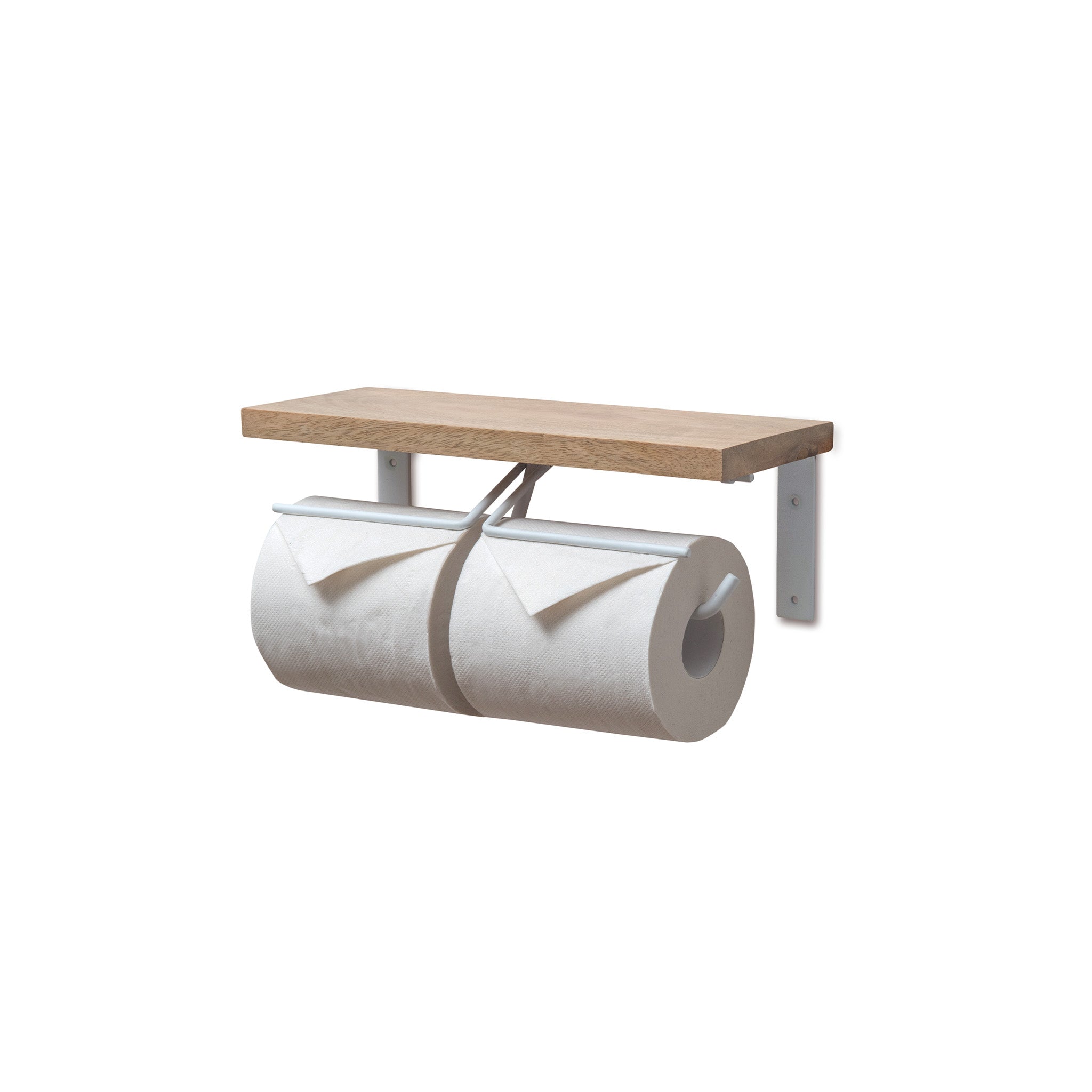 41393 トイレットペーパーホルダー ダブル ホワイト – POSH LIVING CO.,LTD