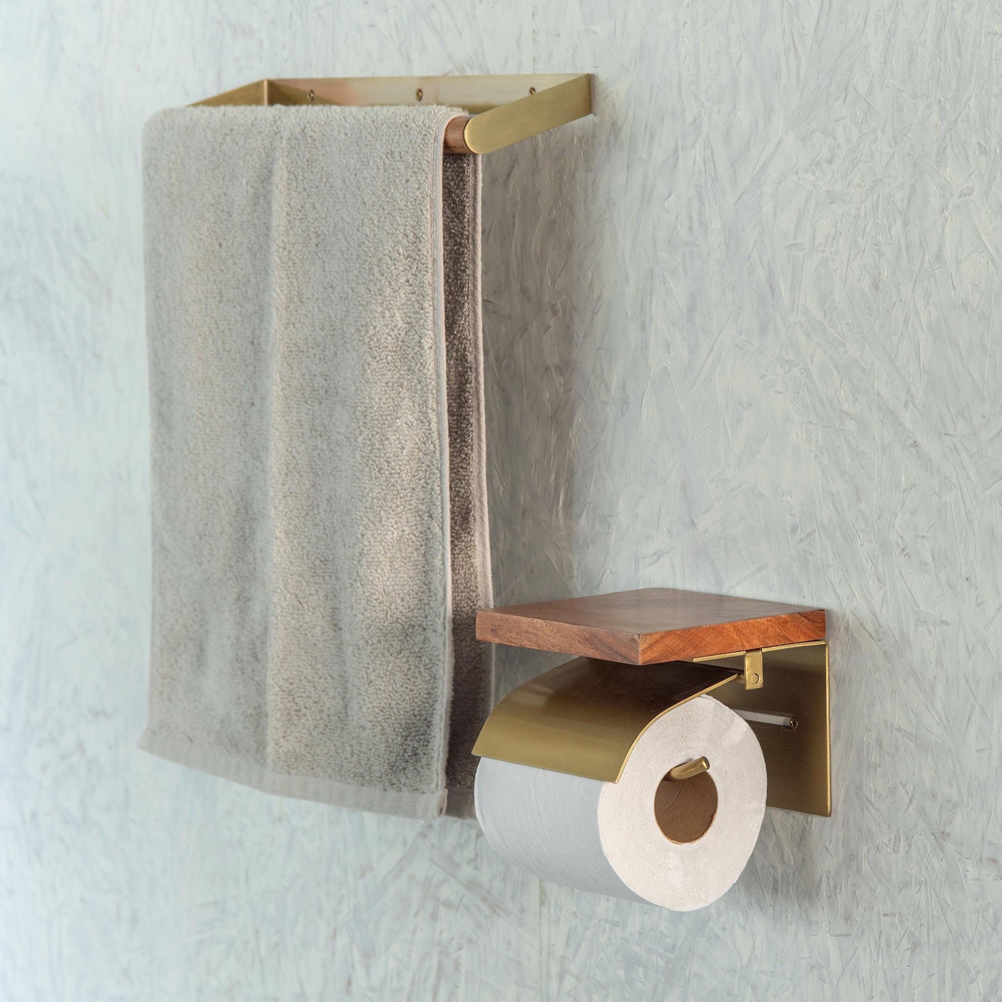 41423 トイレットペーパーホルダーダブル アンティークゴールド – POSH