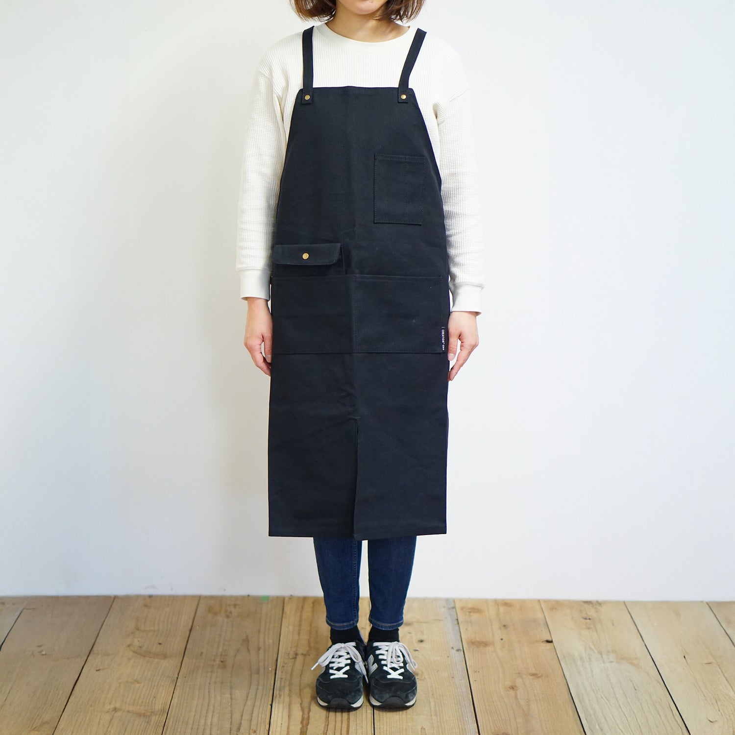 53229 ワークエプロン ブラック