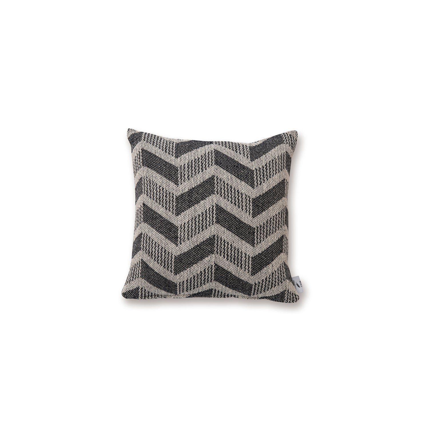 53376 MUKTクッションカバー ジグザグ チャコール