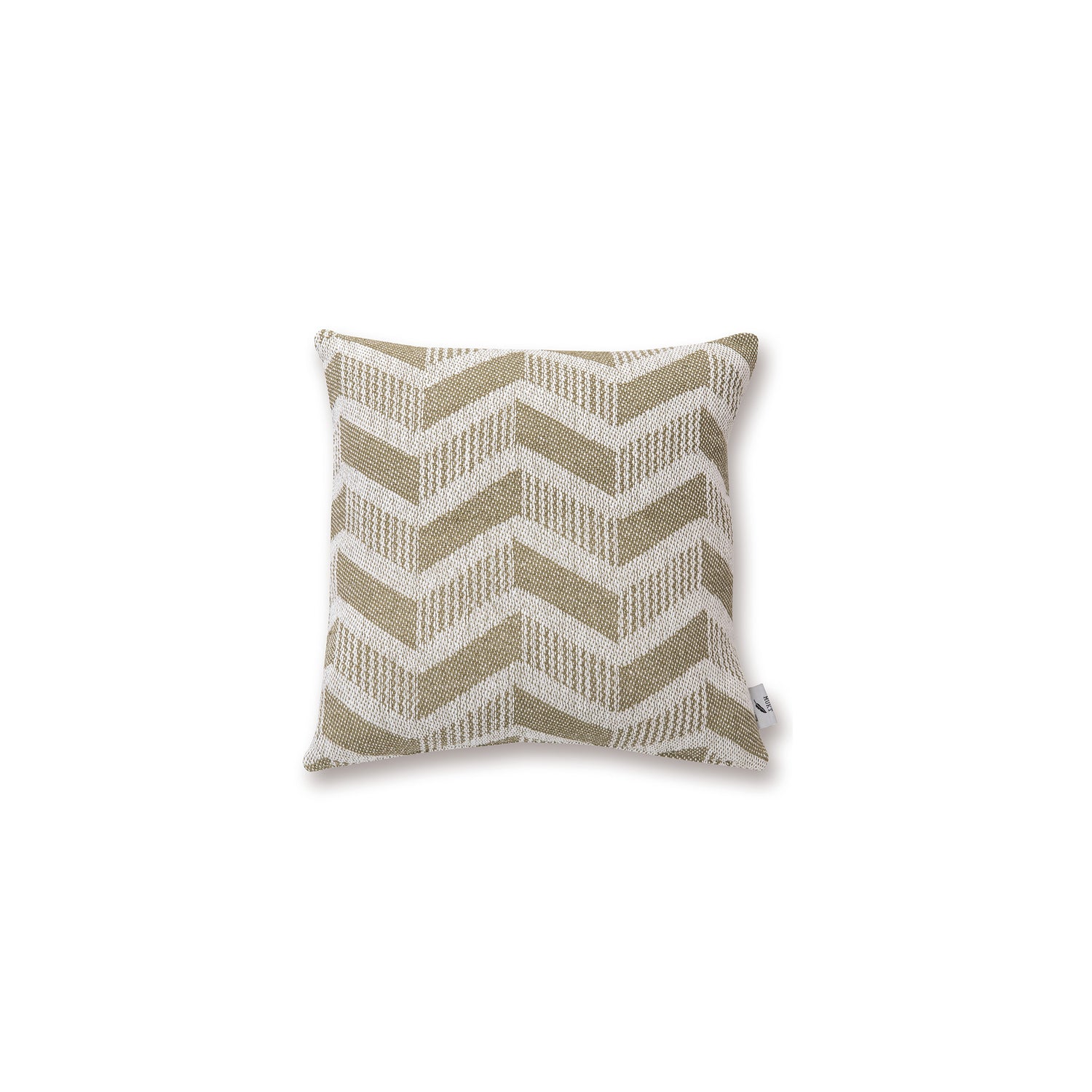 53377 MUKTクッションカバー ジグザグ ラテ