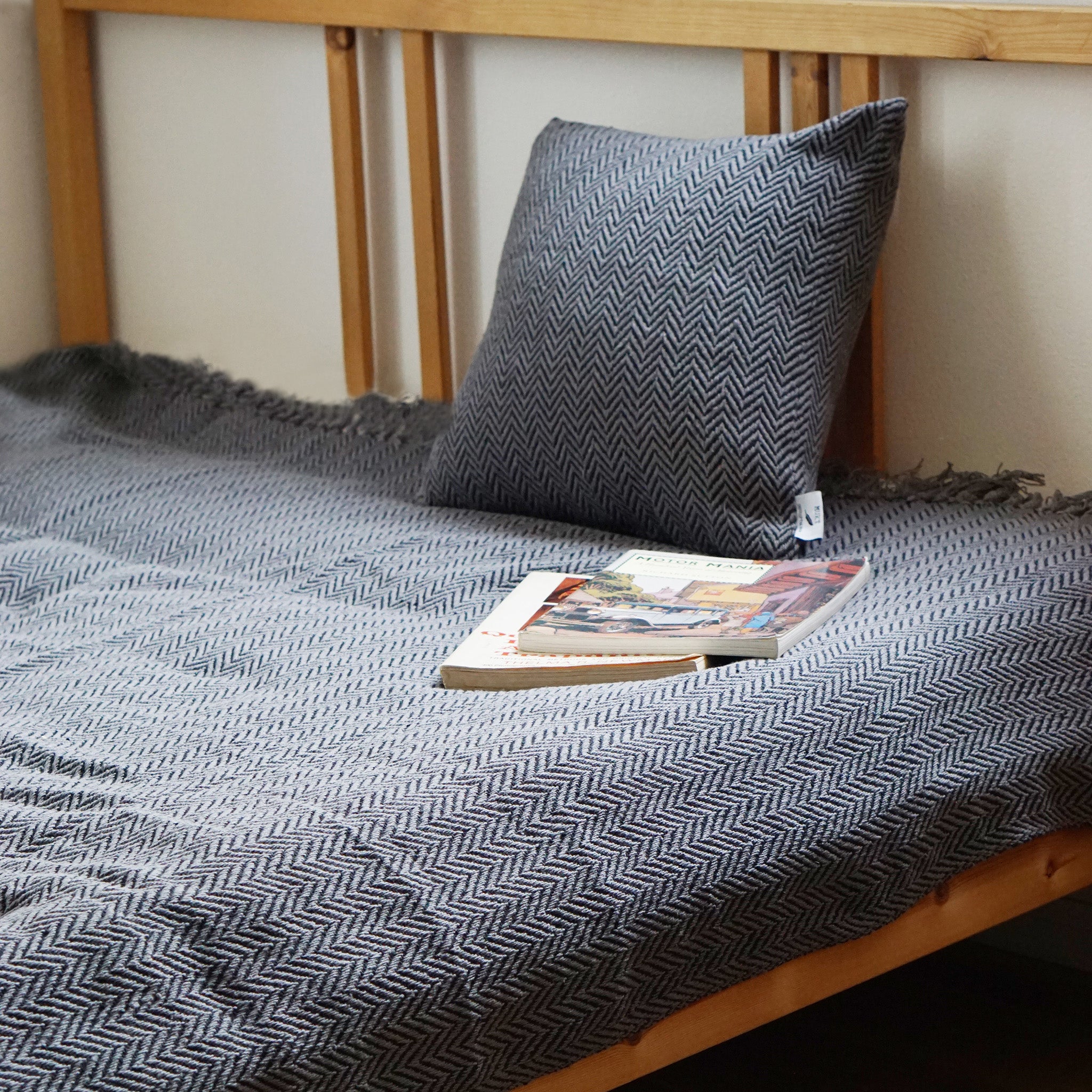 53425 MUKT マルチカバー ヘリンボーン アッシュ – POSH LIVING CO.,LTD