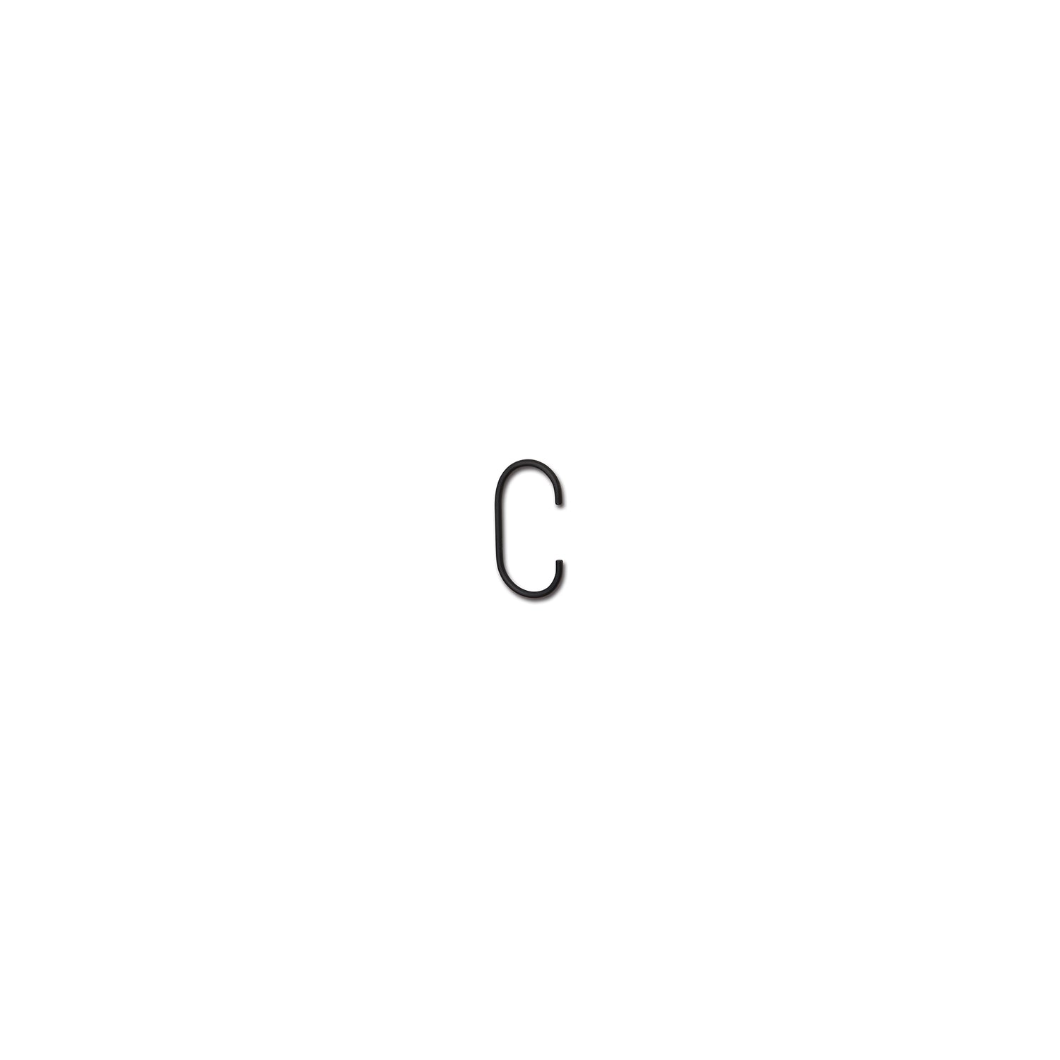 63169 CフックL　ブラック