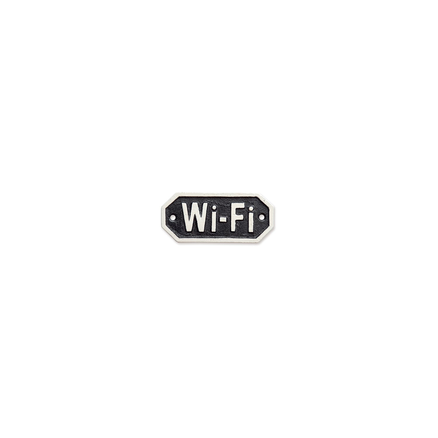 63572 サインプレート　Wi-Fi　ブラック
