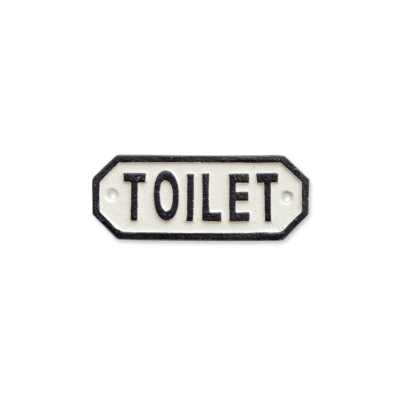 63577 サインプレート　TOILET　ホワイト