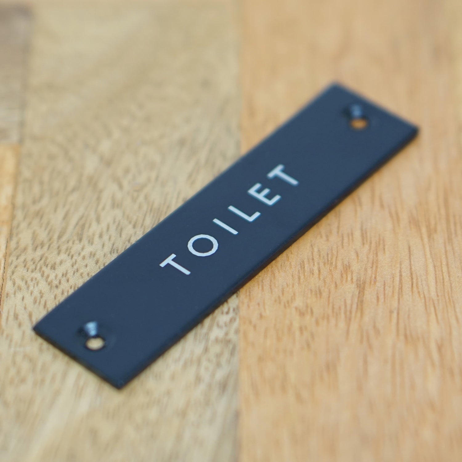 63951 サインプレート TOILET ブラック