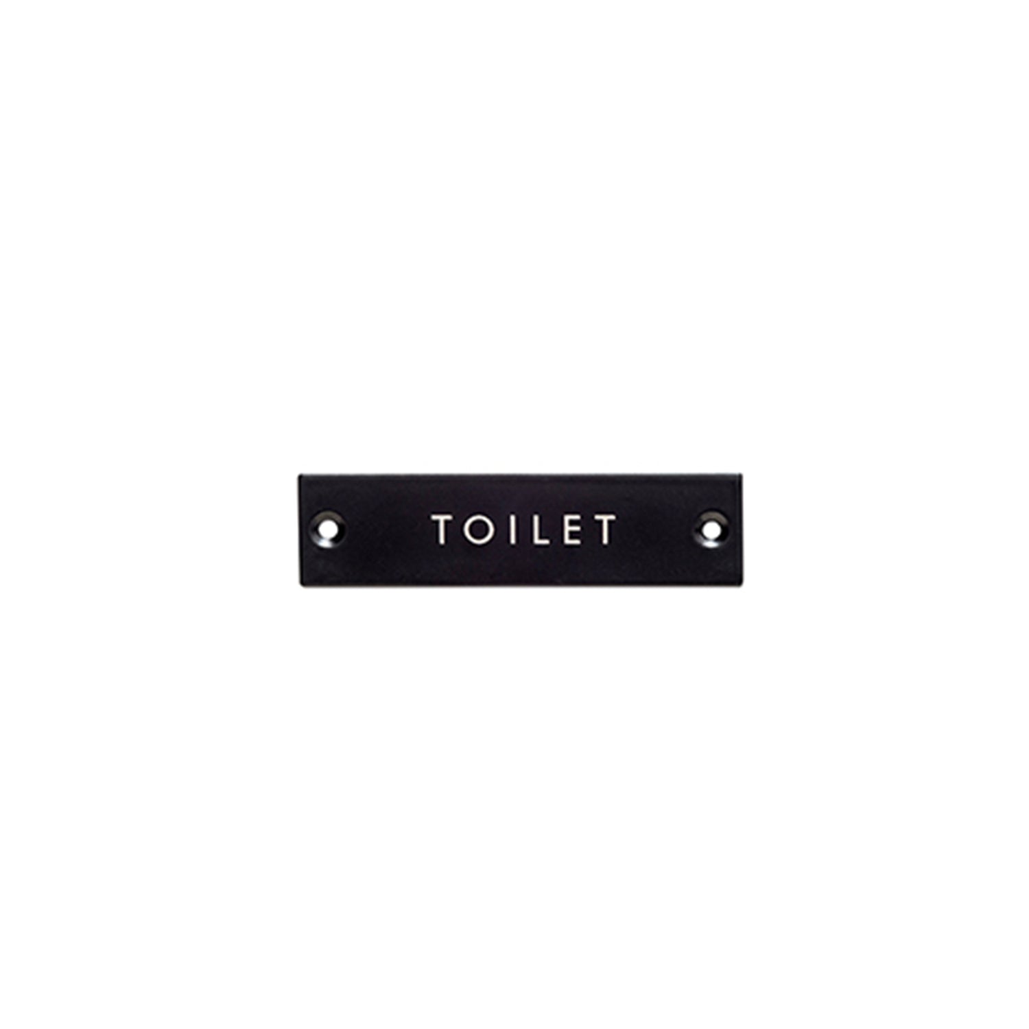 63951 サインプレート TOILET ブラック