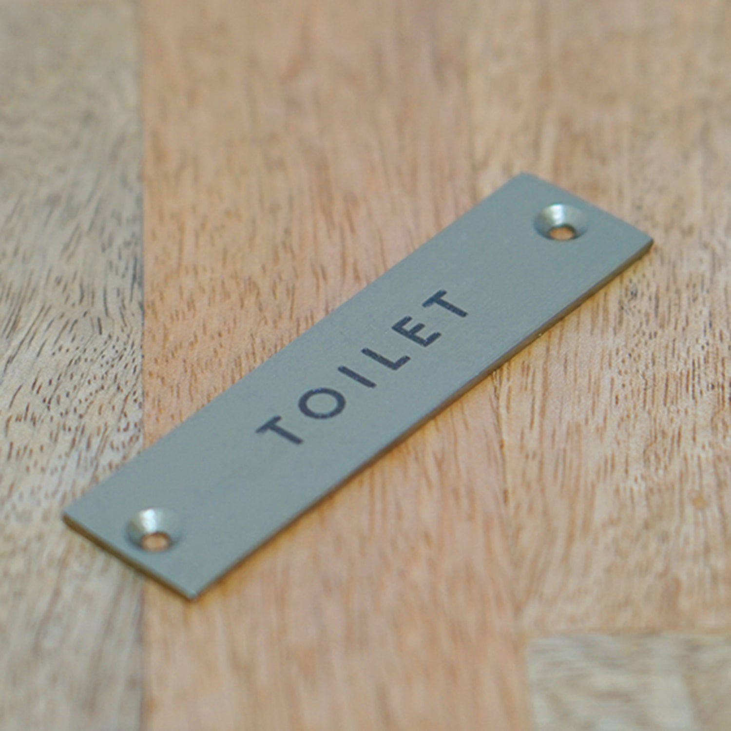 63952 サインプレート TOILET アンティークゴールド