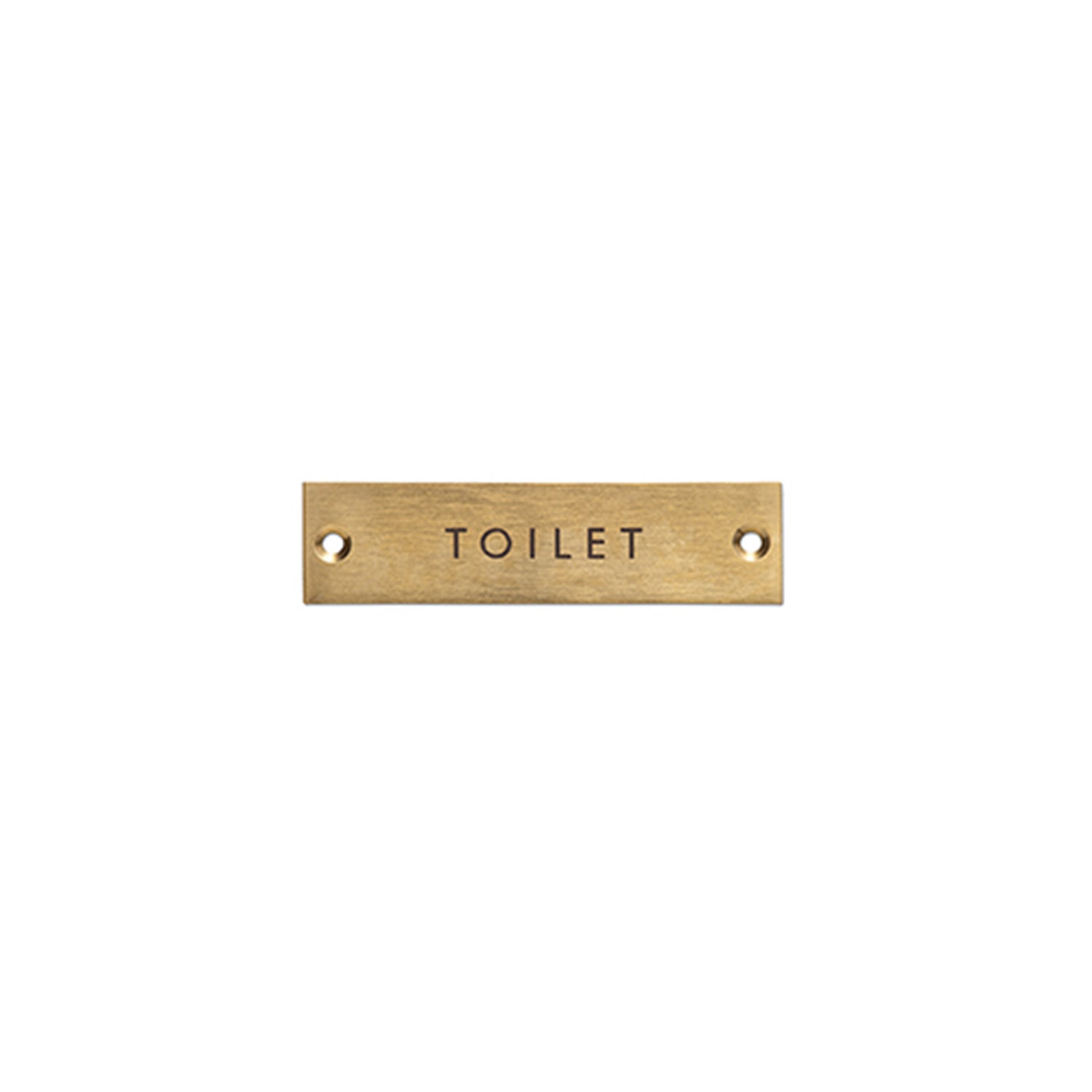 63952 サインプレート TOILET アンティークゴールド