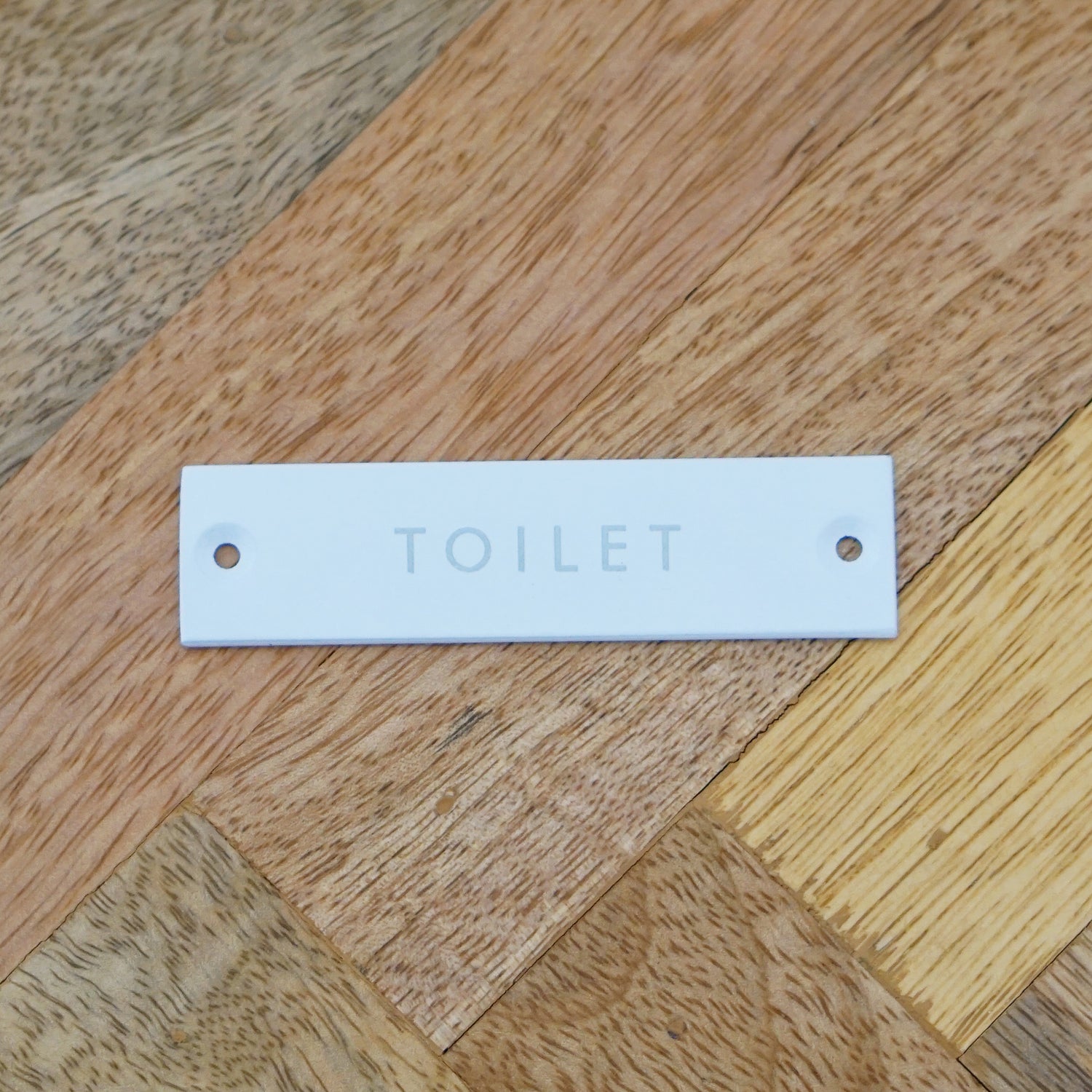 63953 サインプレート TOILET ホワイト