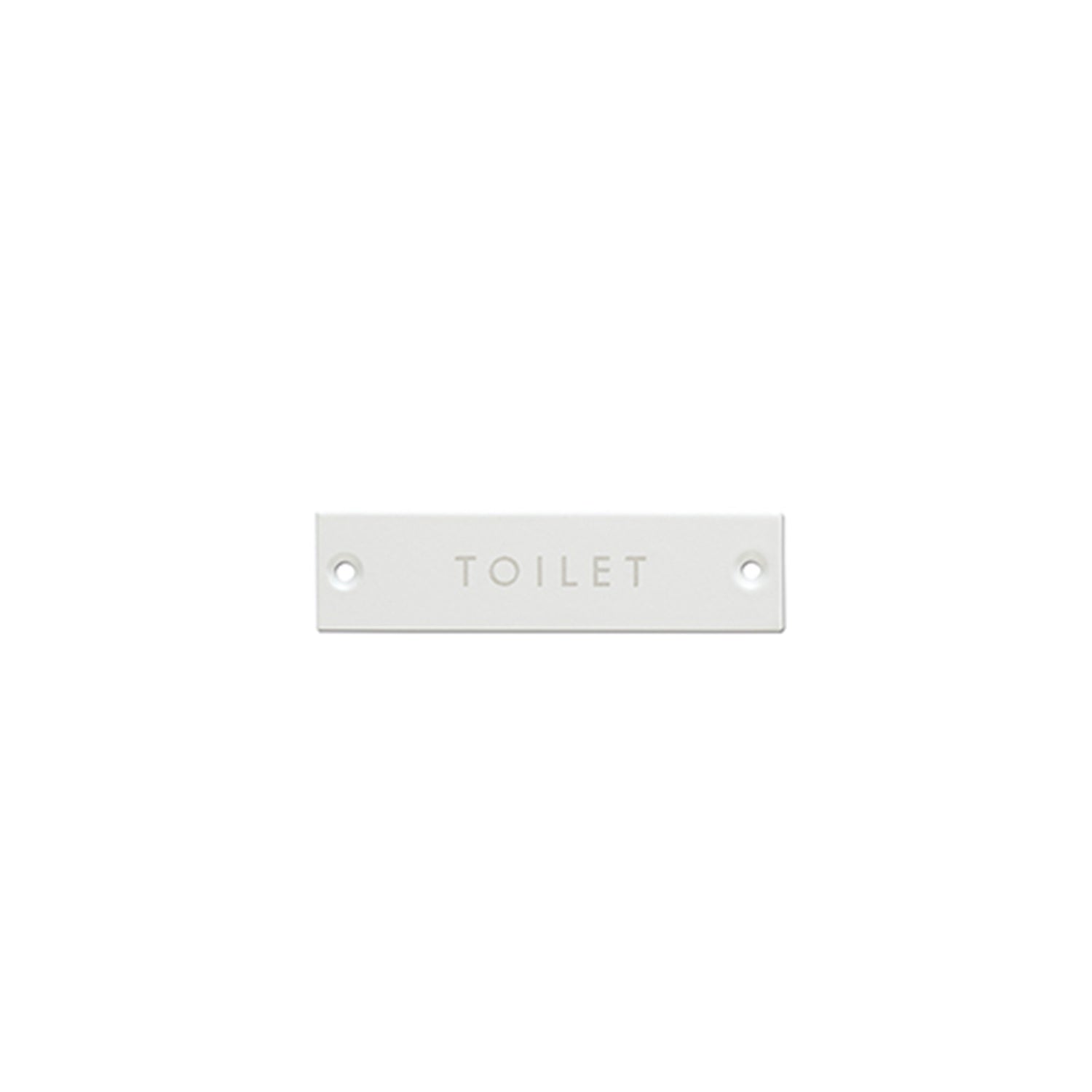 63953 サインプレート TOILET ホワイト