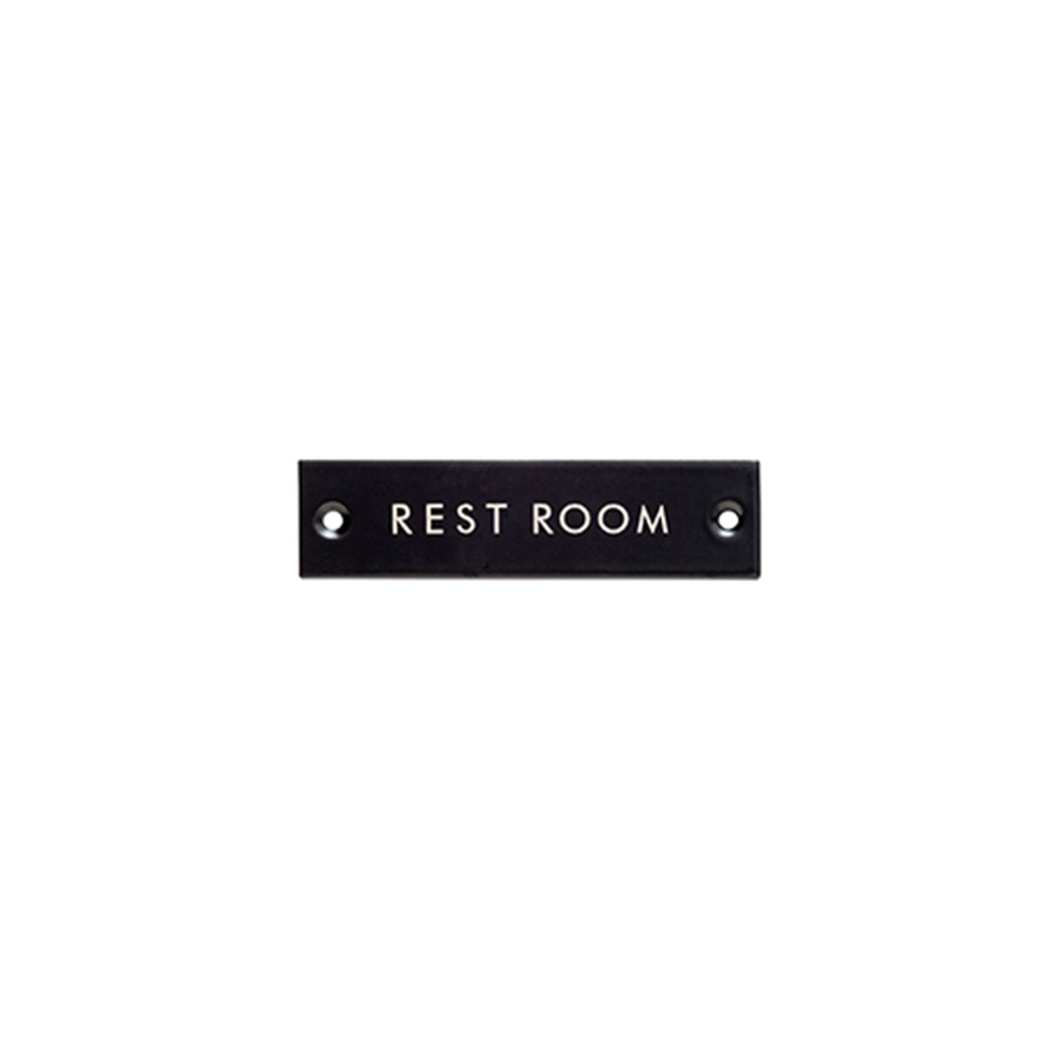 63954 サインプレート REST ROOM ブラック