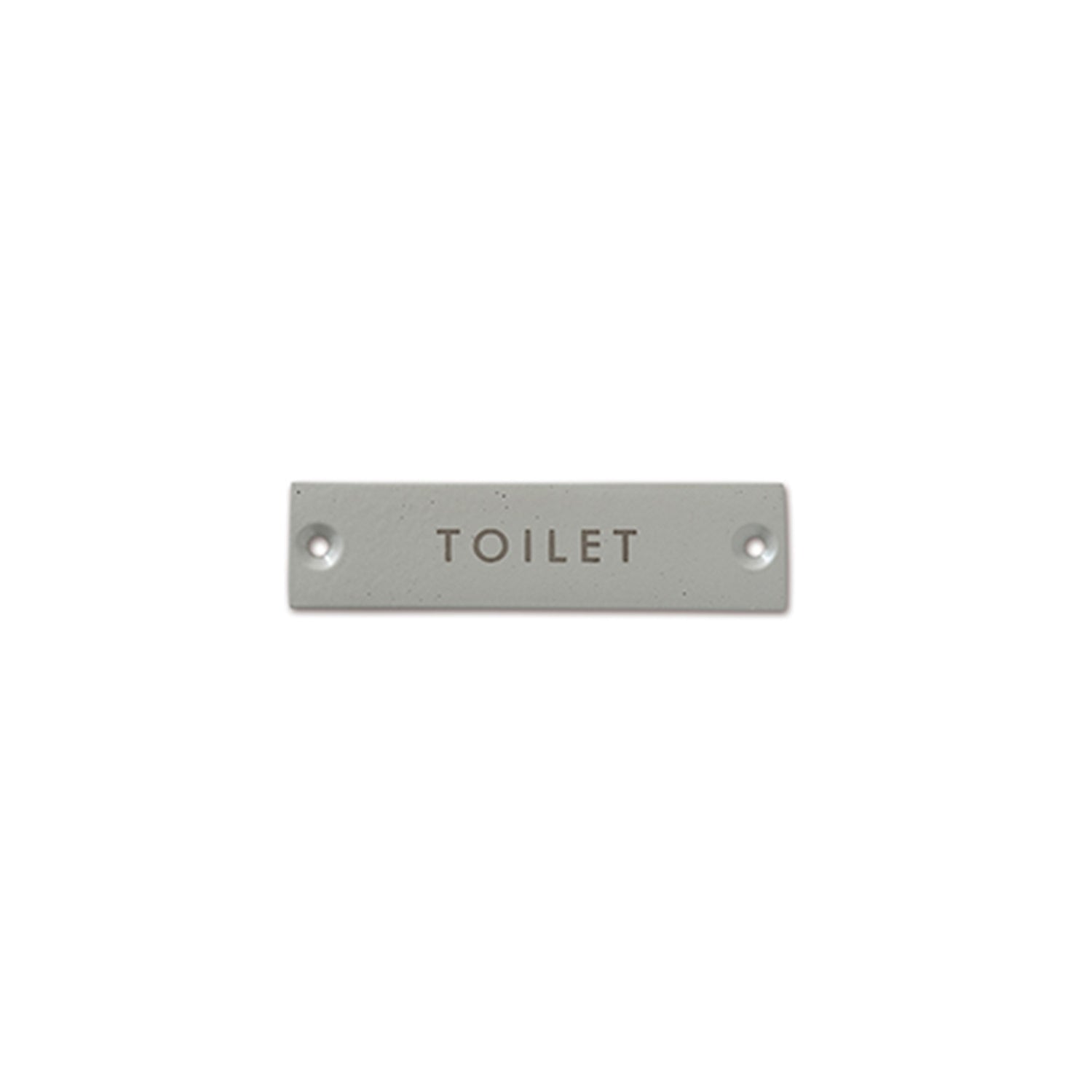 64017 サインプレート TOILET ウォームグレー
