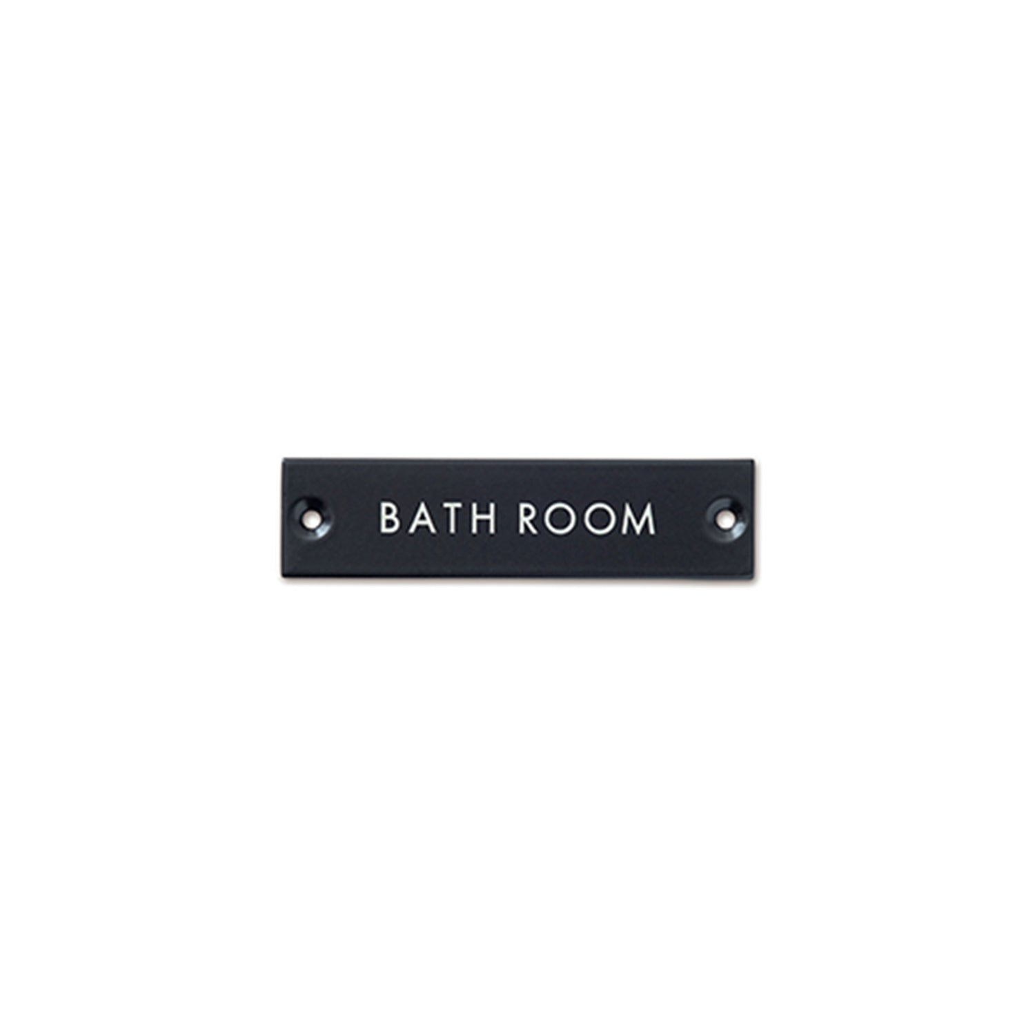 64020 サインプレート BATH ROOM ブラック