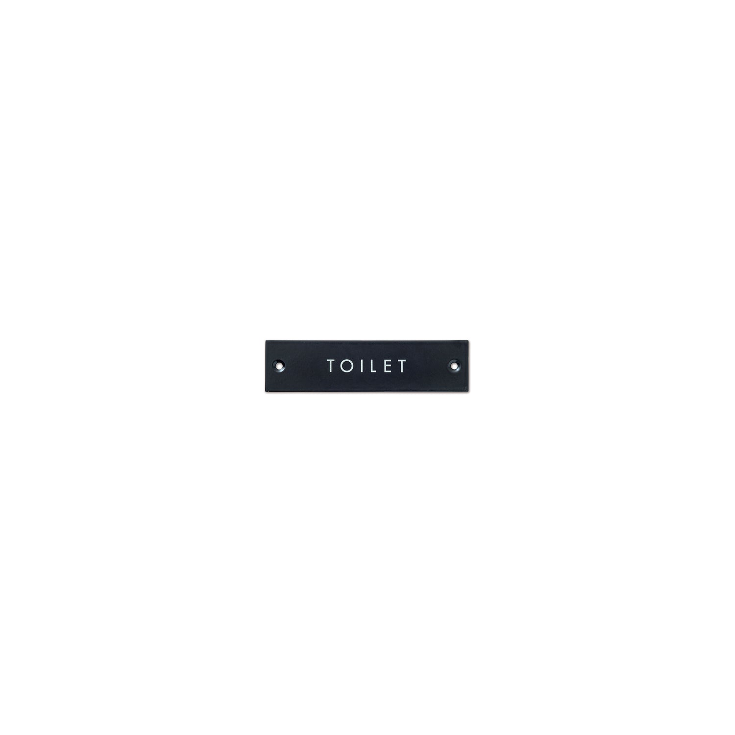 64022 サインプレート TOILET ブラック