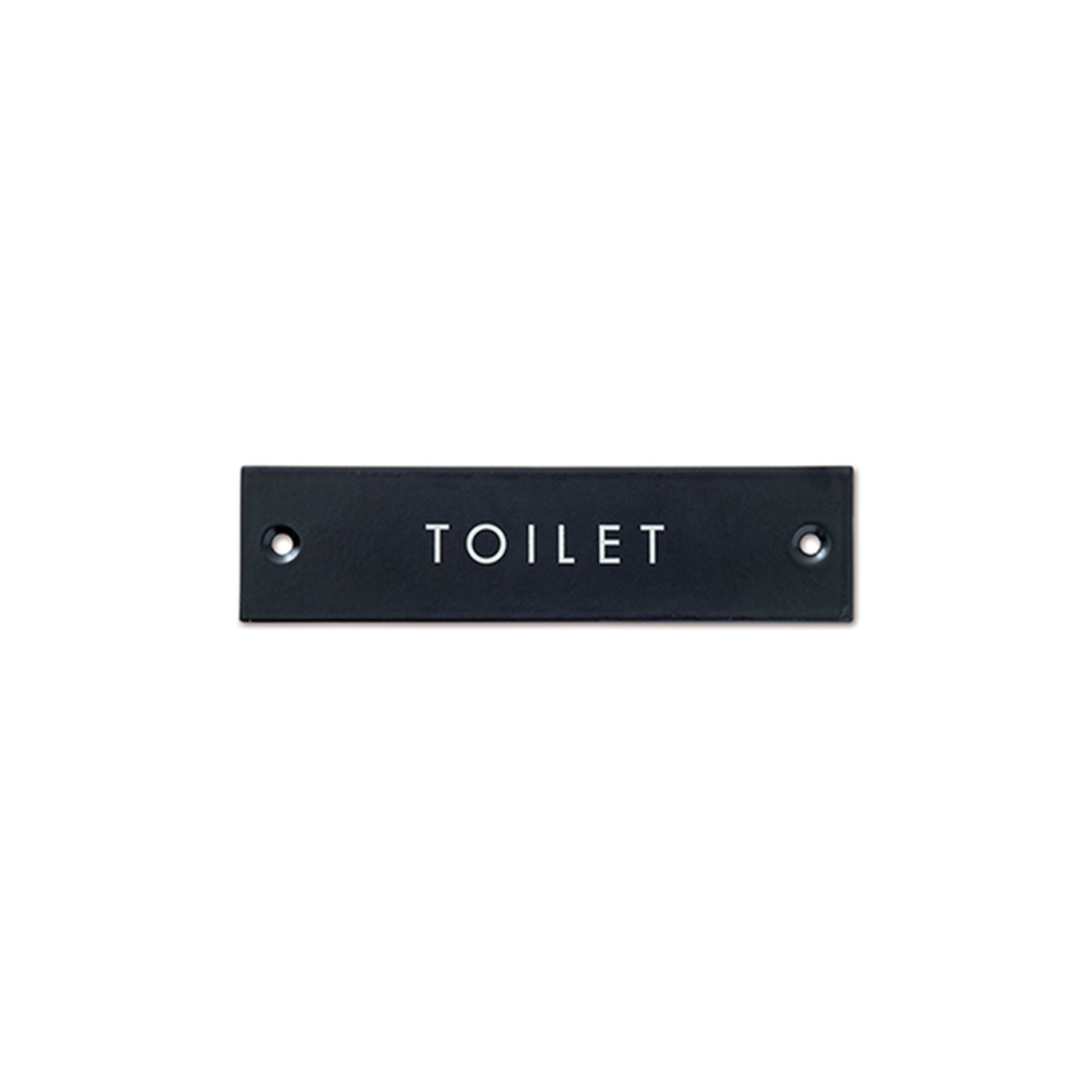 64022 サインプレート TOILET ブラック