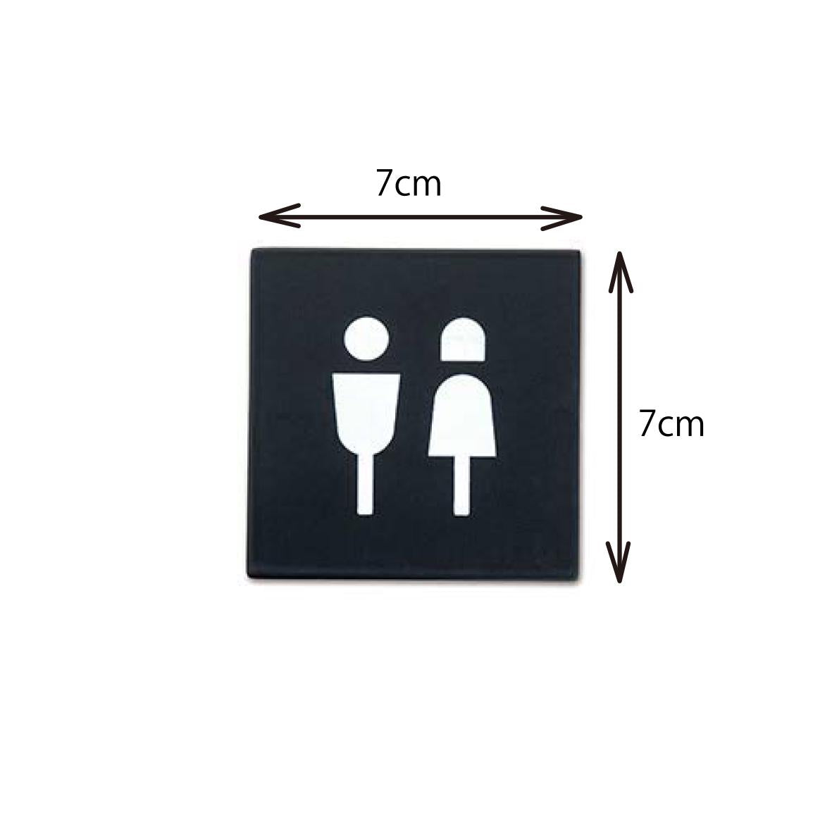 64028 ピクトグラムサイン TOILET ブラック – POSH LIVING CO.,LTD
