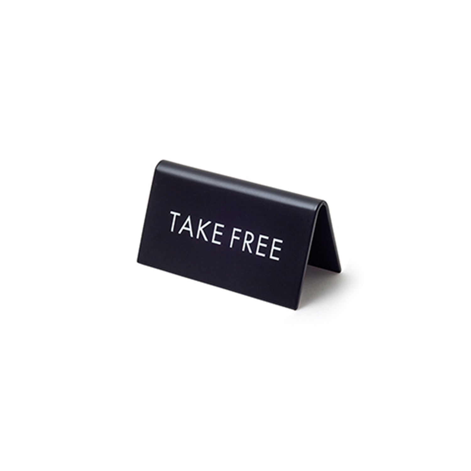 64037 スタンドサイン TAKE FREE ブラック