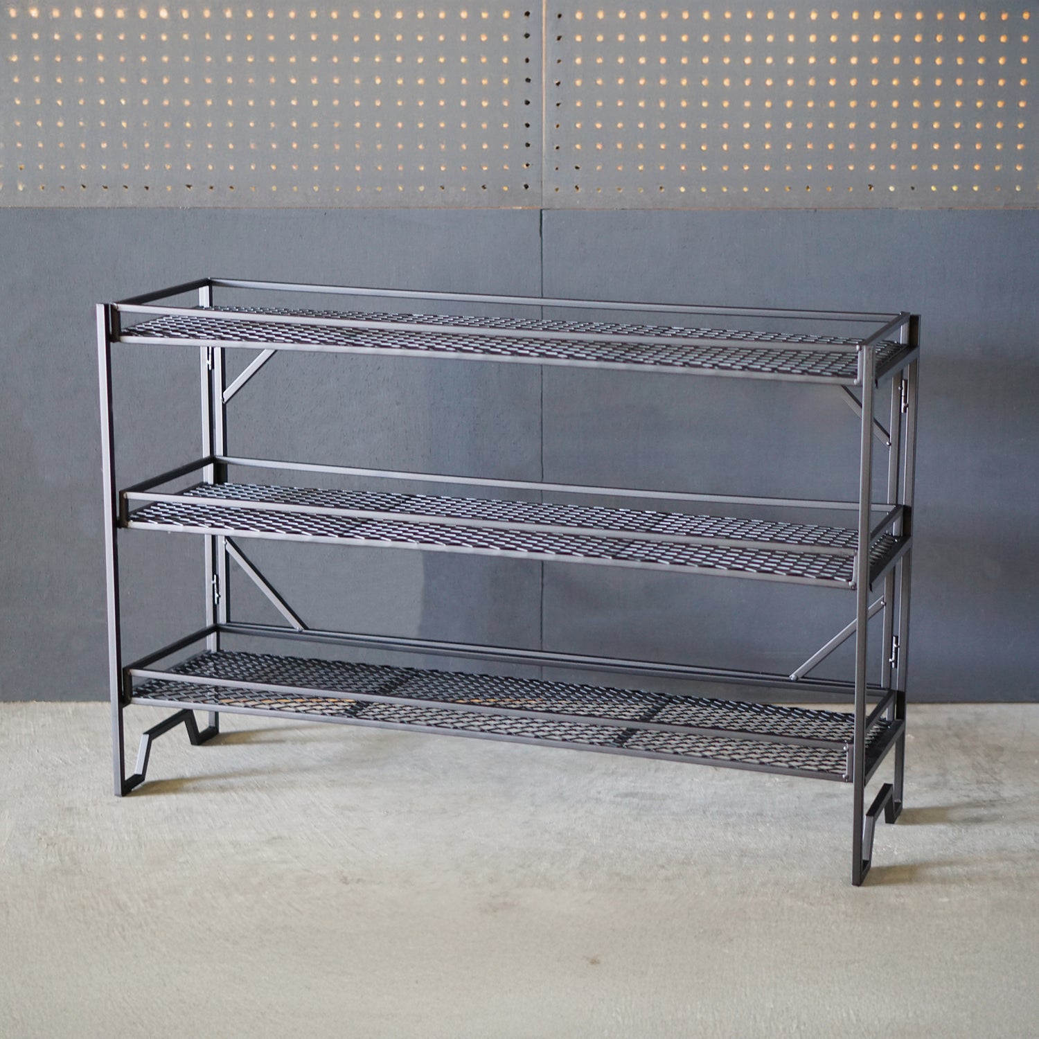 64138 プランツラック 3段 ブラック