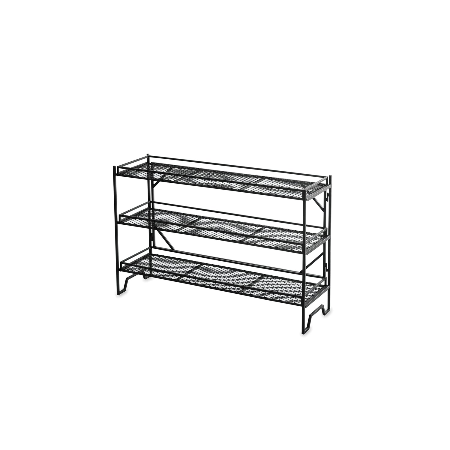 64138 プランツラック 3段 ブラック