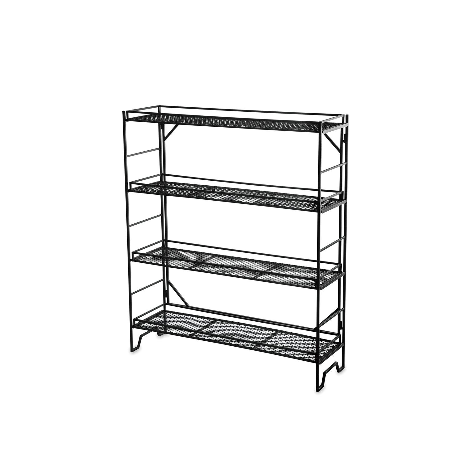 64140 プランツラック 4段 ブラック