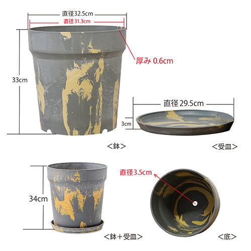 【別倉庫発送】81055 アーバンプランツポット ミルク