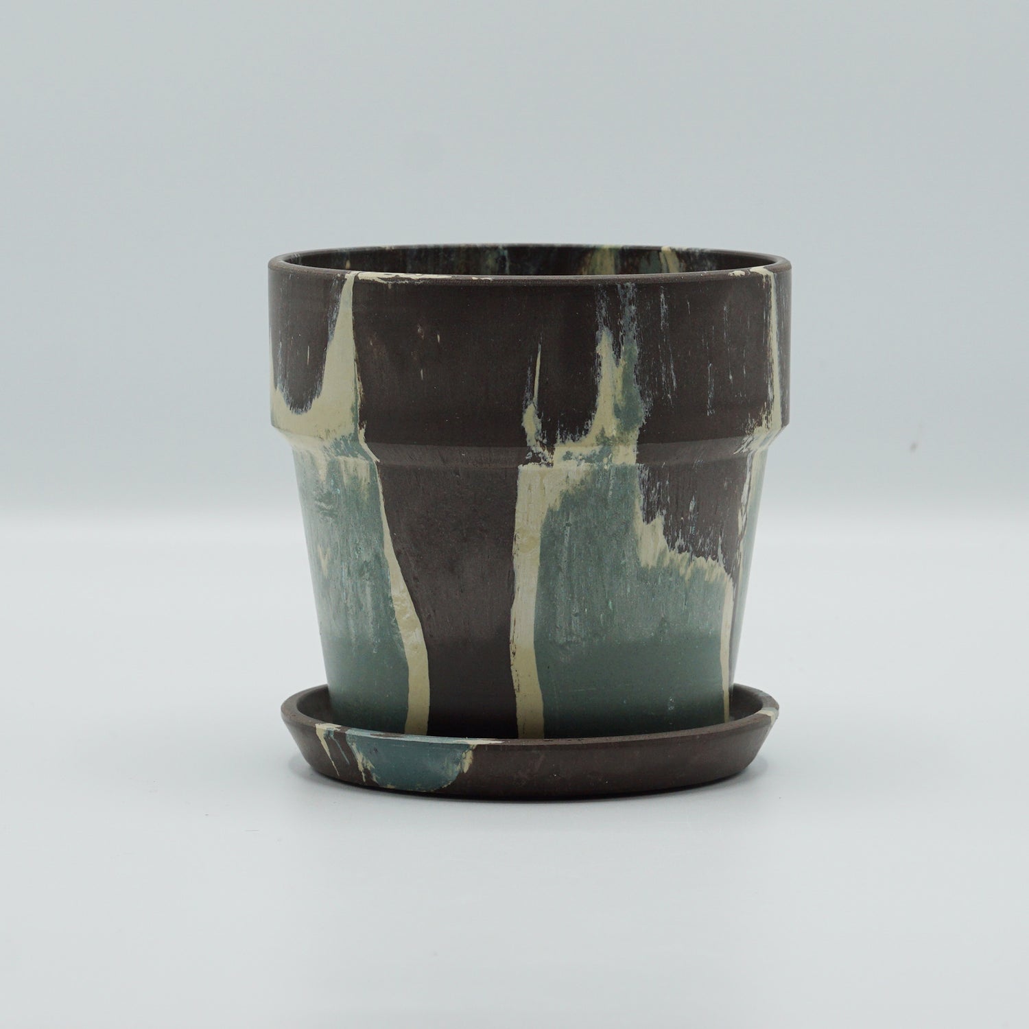 【別倉庫発送】81071 アーバンプランツポット　グリーンカモ