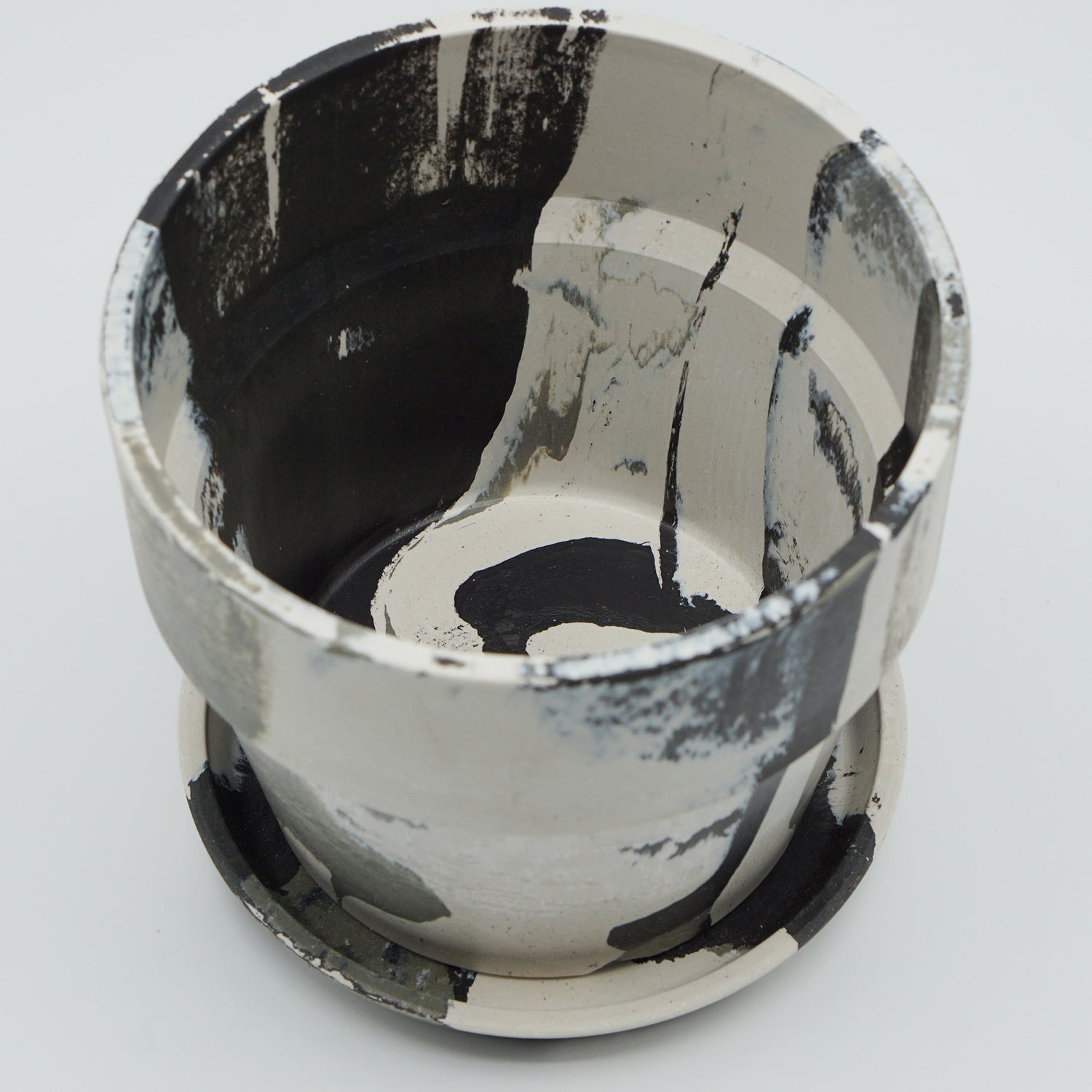 【別倉庫発送】81076 アーバンプランツポット　モノクローム