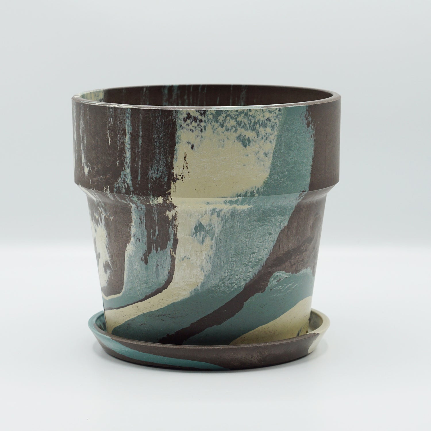 【別倉庫発送】81083 アーバンプランツポット　グリーンカモ