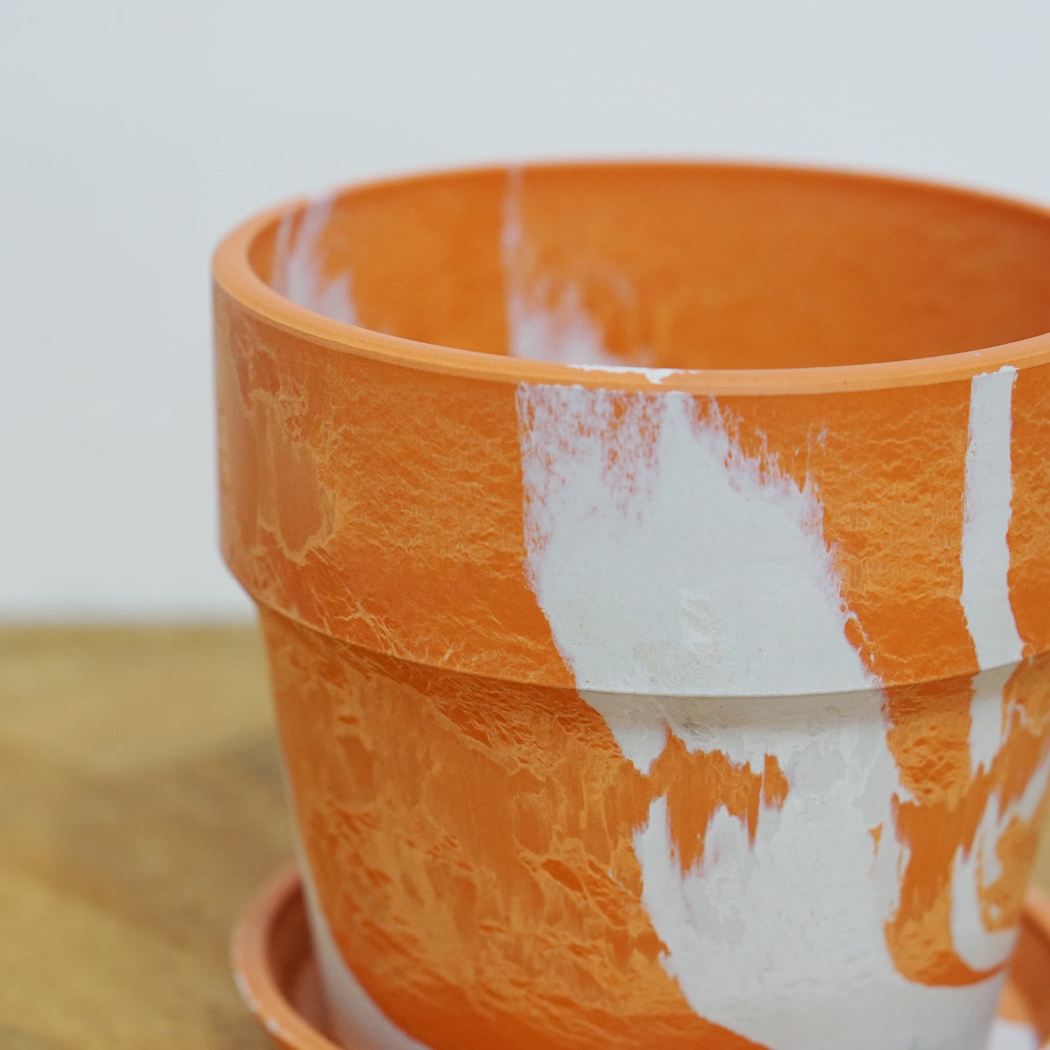 【別倉庫発送】81136 アーバンプランツポット キャロット/ミルク